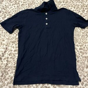 Boys navy blue polo shirt